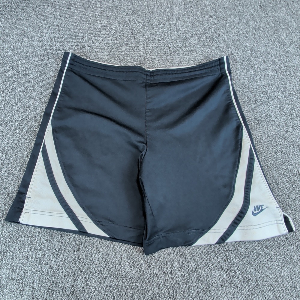Nike Womens Athletic Shorts Size S Black White Soccer Running Sporty Streetwear — photo 2